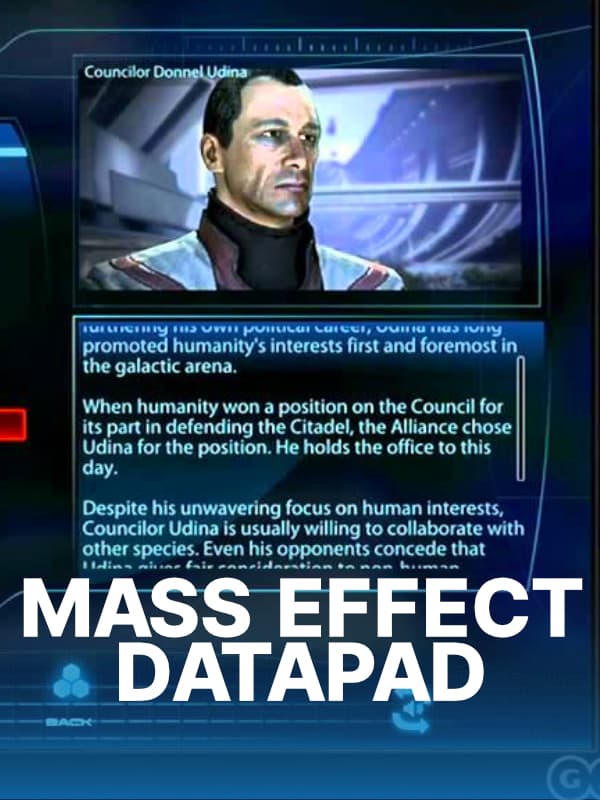 Mass Effect Datapad